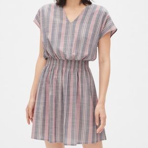 GAP Stripe Smocked Waist Dress